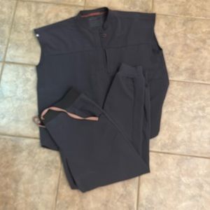 Figs scrub set charcoal size M